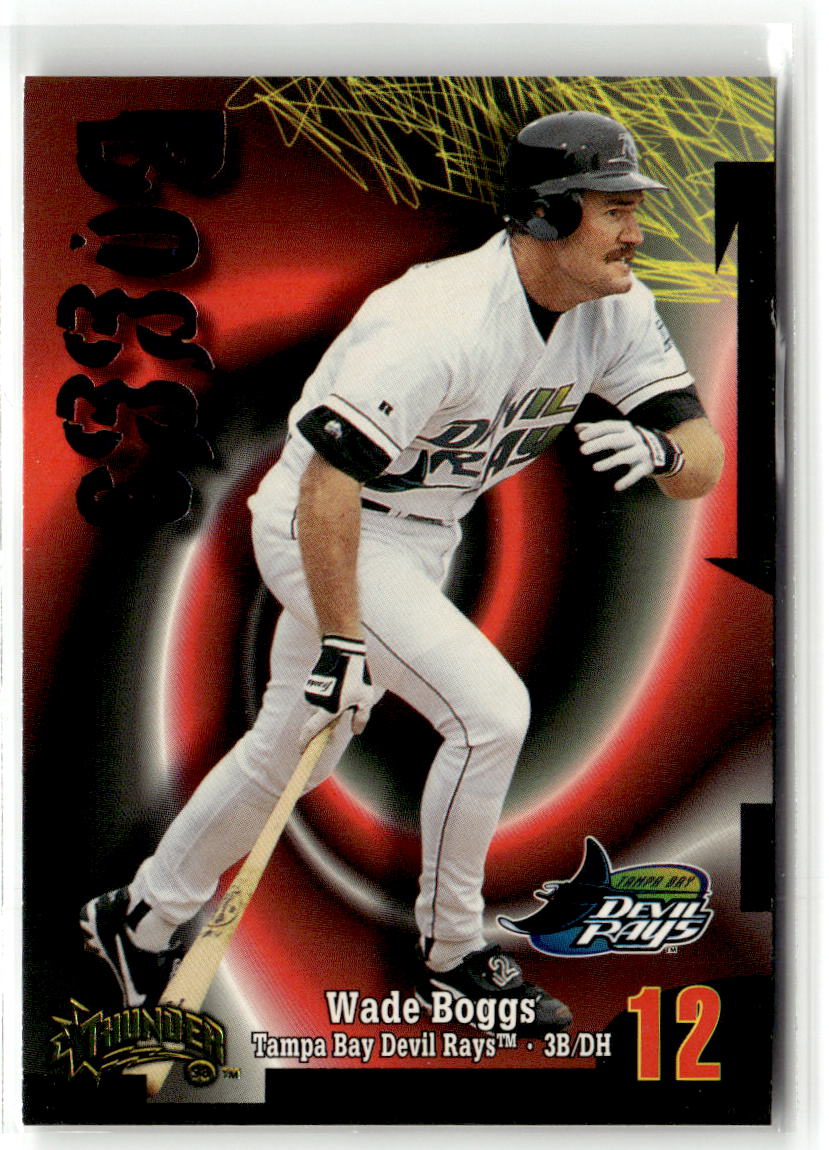 1998 Circa Thunder Wade Boggs #165 front