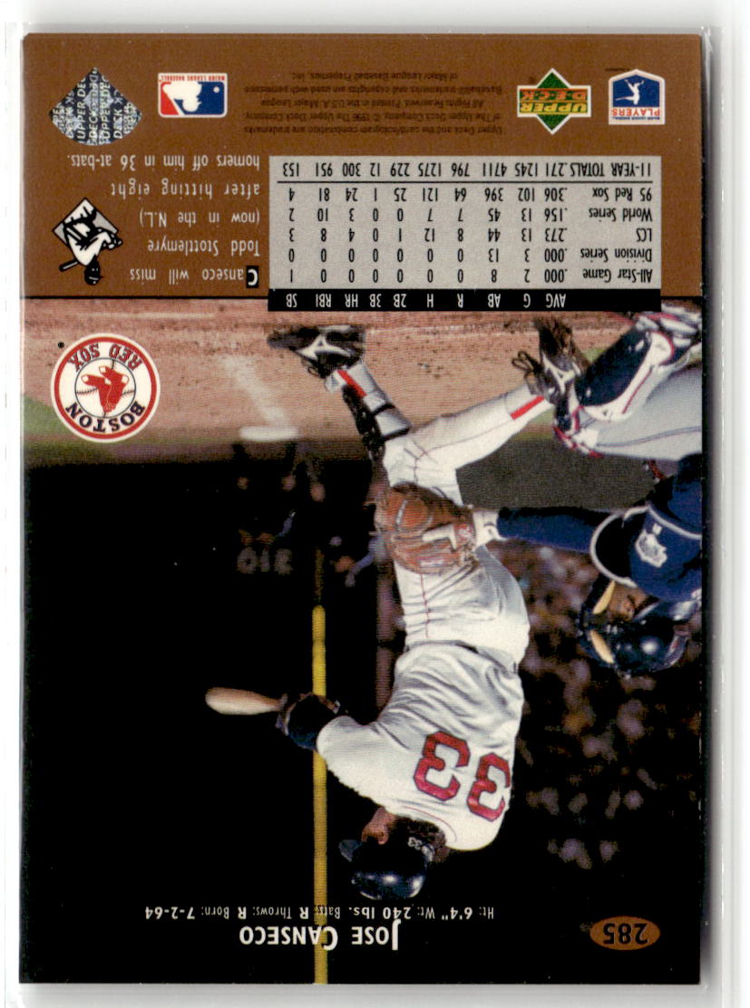 1999 Upper Deck Calvin Pickering #285 back