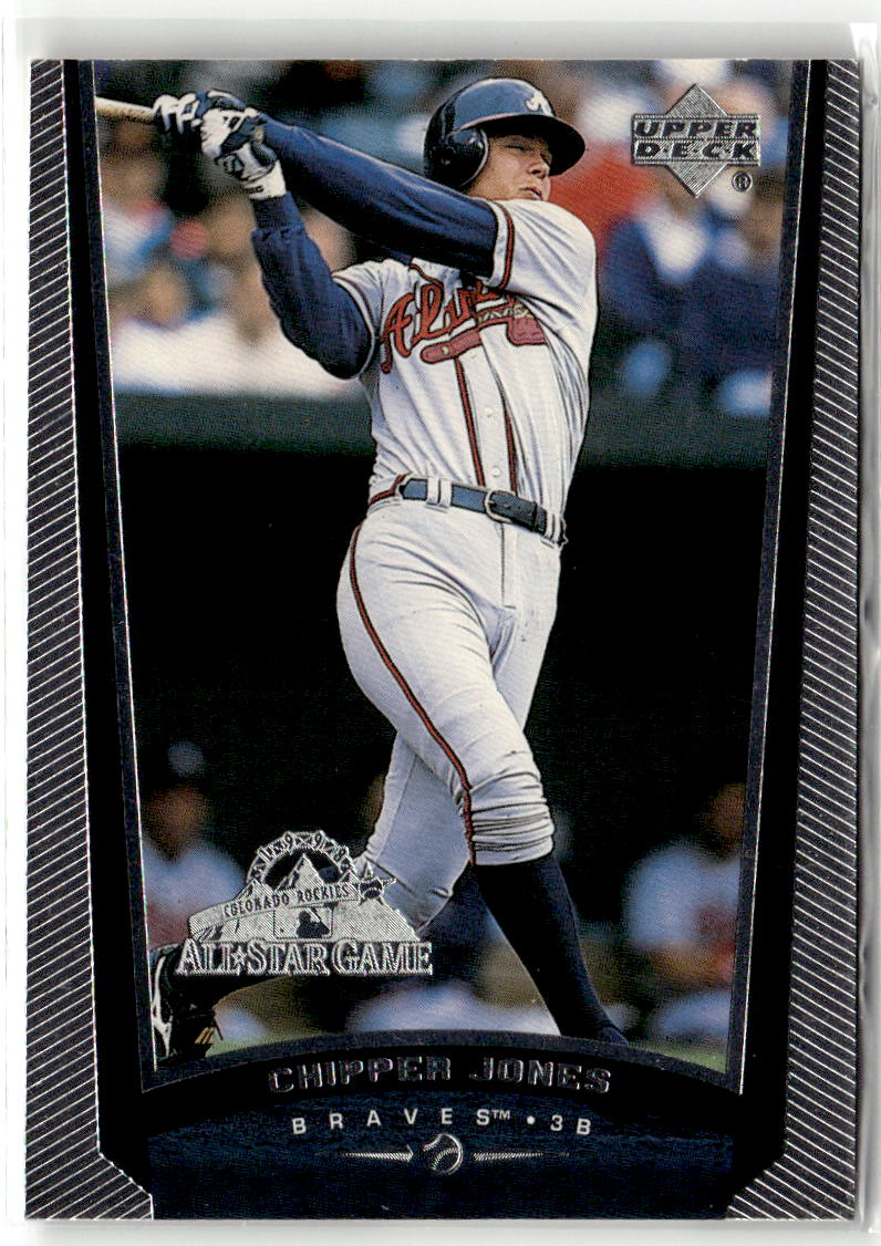 1999 Upper Deck Chipper Jones #309 front