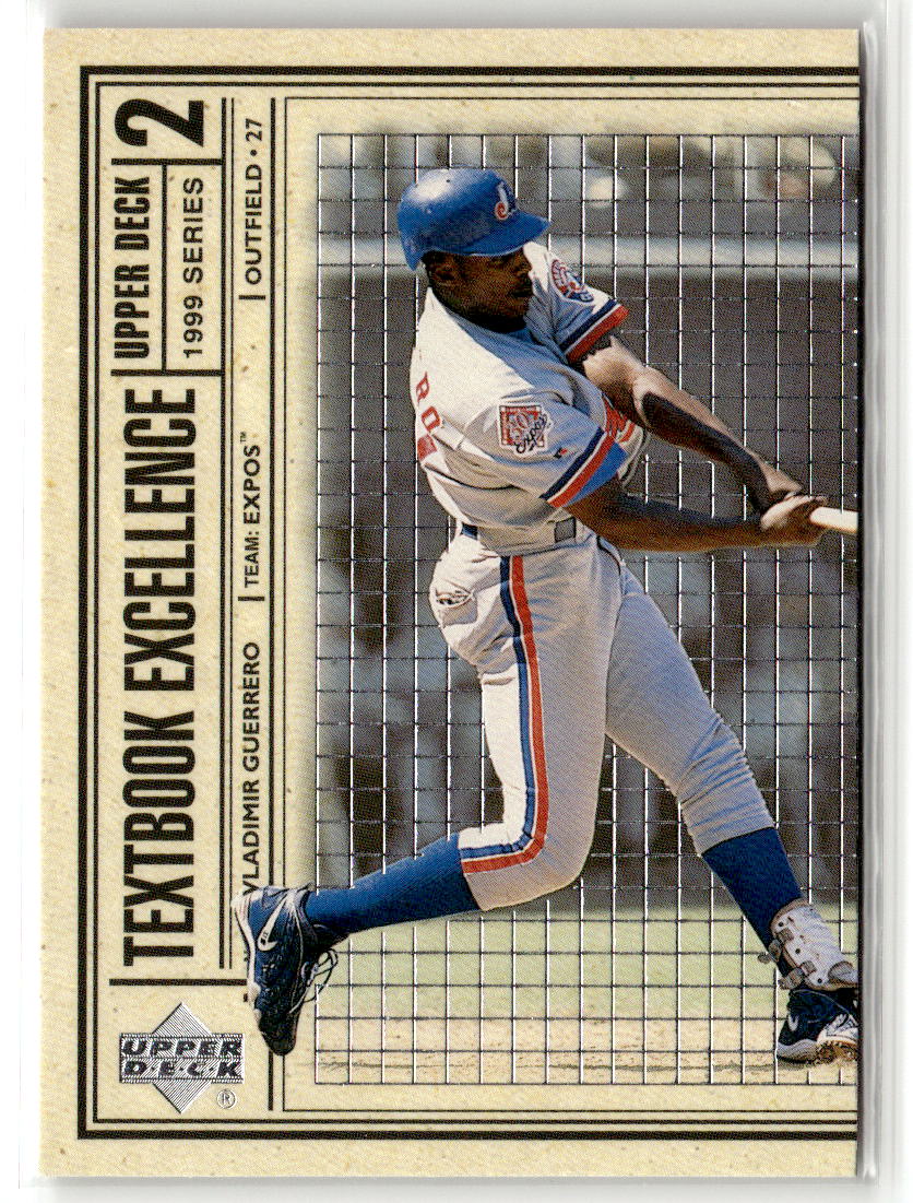 1999 Upper Deck Textbook Excellence Vladimir Guerrero #T14 front