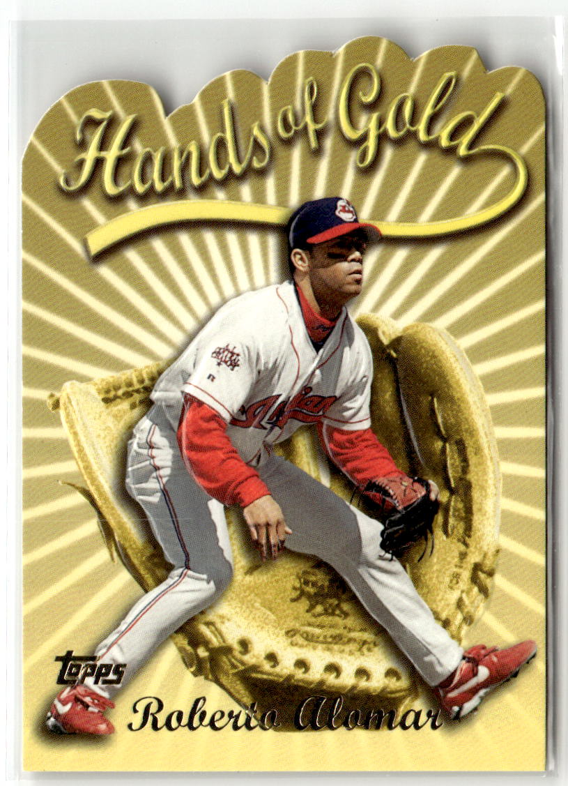 2000 Topps Hands of Gold Roberto Alomar #HG4 front