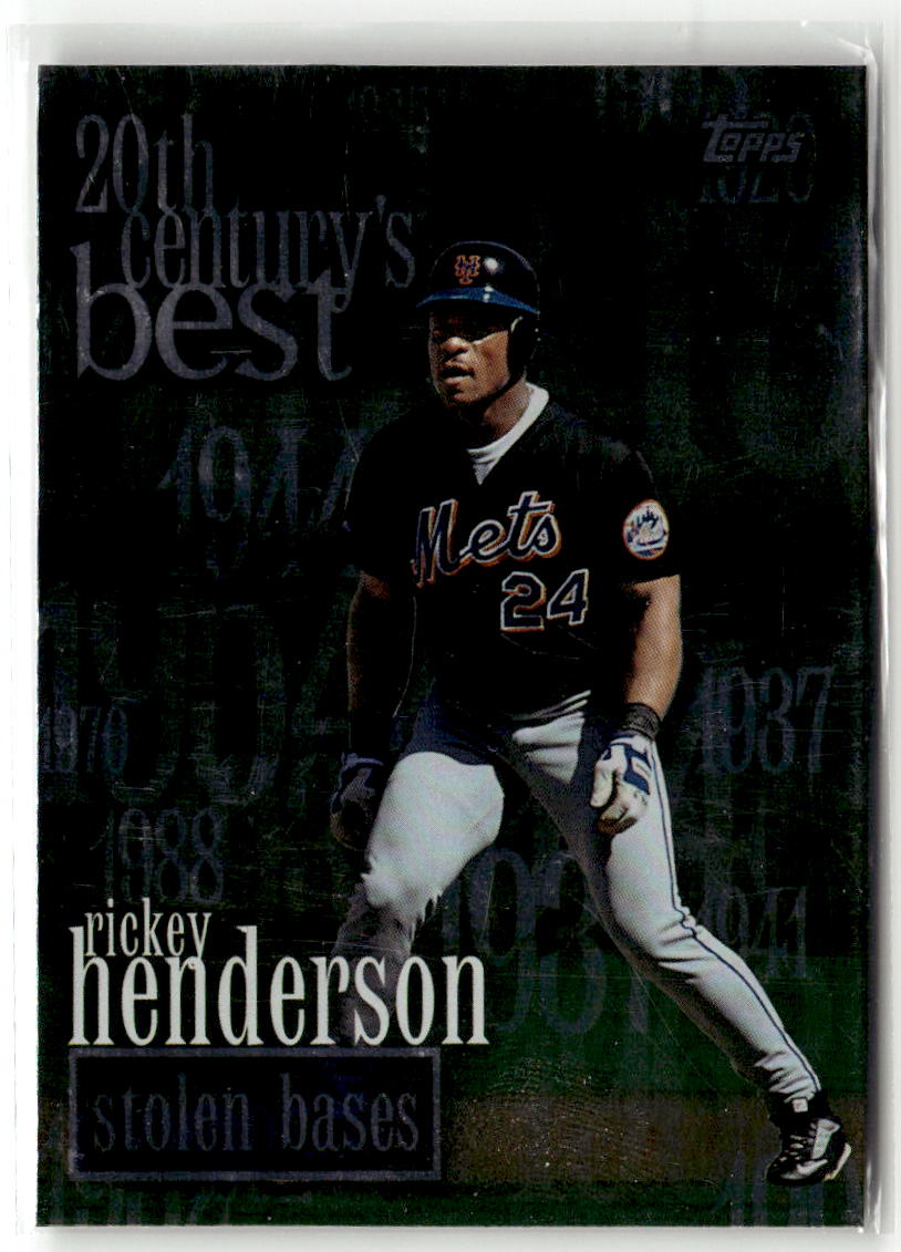 2000 Topps Rickey Henderson #233 front