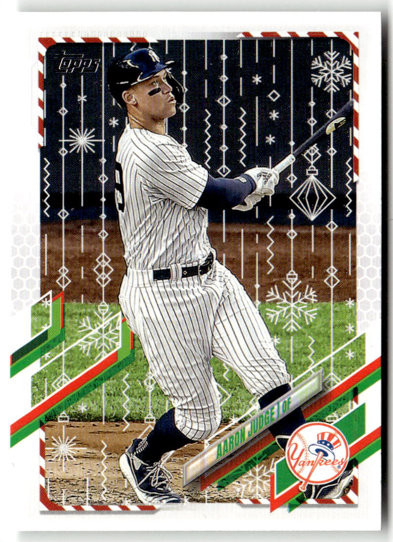 2021 Topps Holiday Mega Box Aaron Judge #HW99 front
