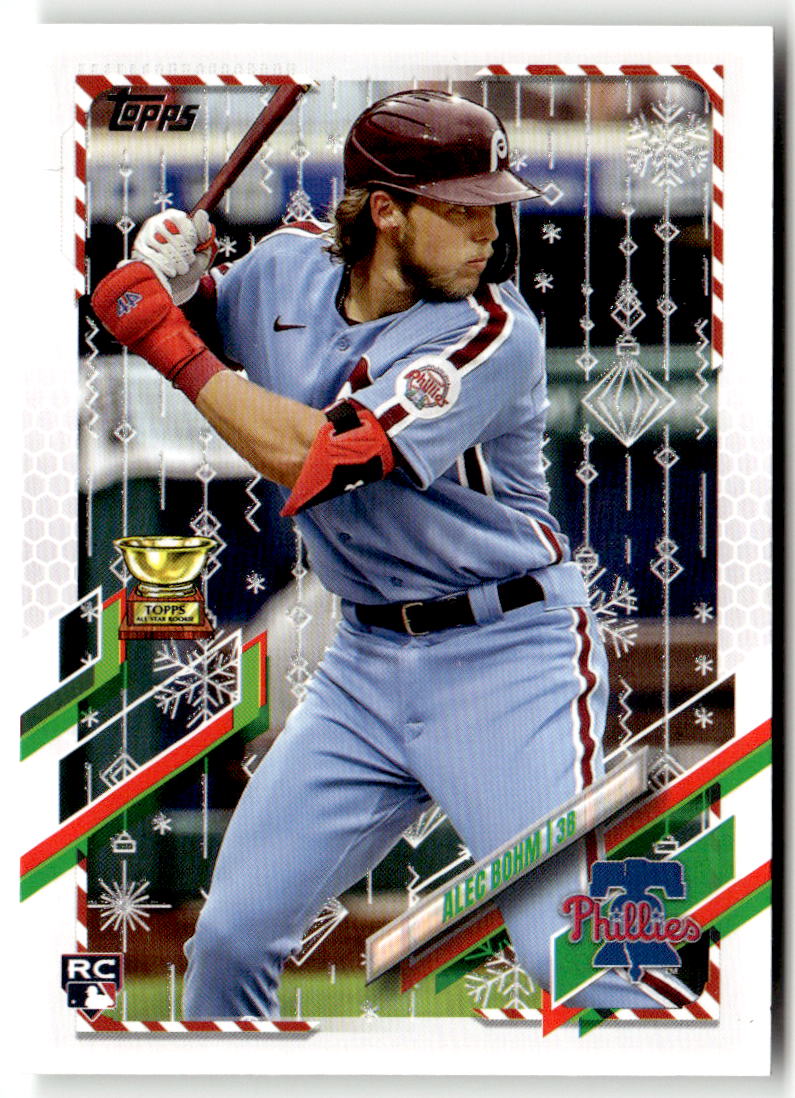 2021 Topps Holiday Mega Box Alec Bohm #HW212 (RC) front