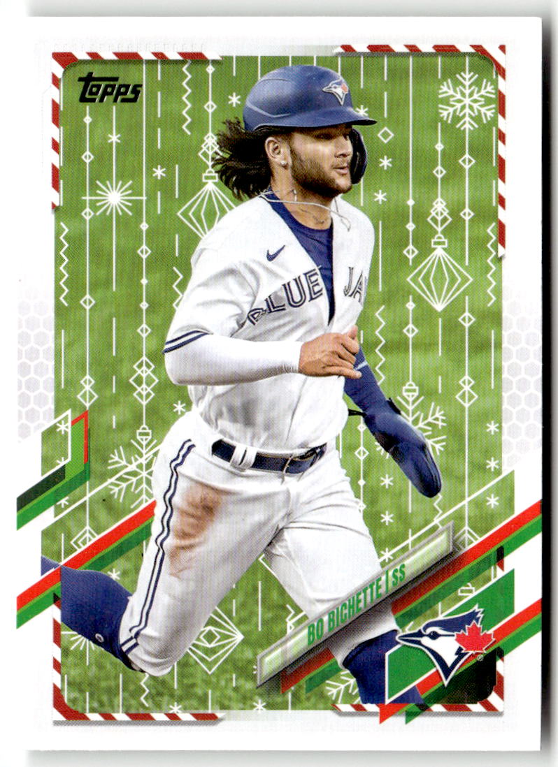 2021 Topps Holiday Mega Box Bo Bichette #HW6 front