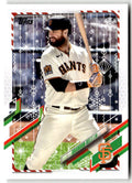2021 Topps Holiday Mega Box Brandon Belt #HW40 front