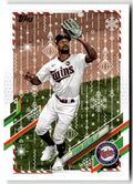 2021 Topps Holiday Mega Box Byron Buxton #HW189 (RC) front