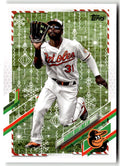 2021 Topps Holiday Mega Box Cedric Mullins #HW15 front