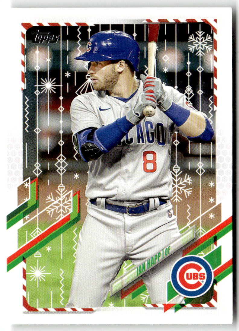 2021 Topps Holiday Mega Box Ian Happ #HW199 front