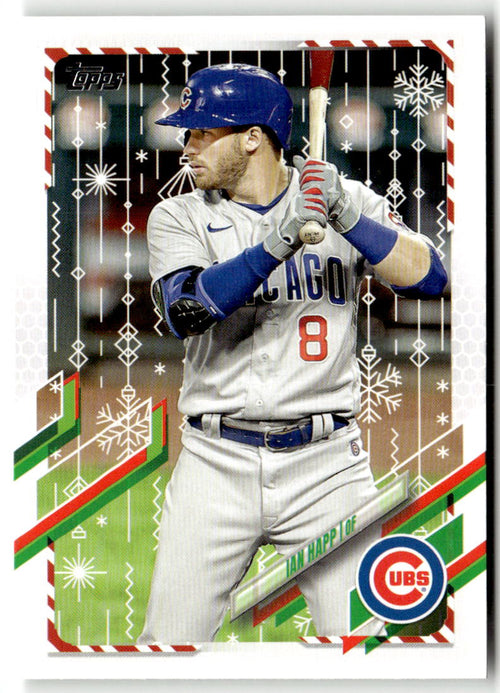 2021 Topps Holiday Mega Box Ian Happ #HW199 front