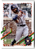 2021 Topps Holiday Mega Box Jose Altuve #HW37 front