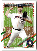 2021 Topps Holiday Mega Box Justin Verlander #HW160 front