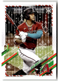 2021 Topps Holiday Mega Box Ketel Marte #HW148 front