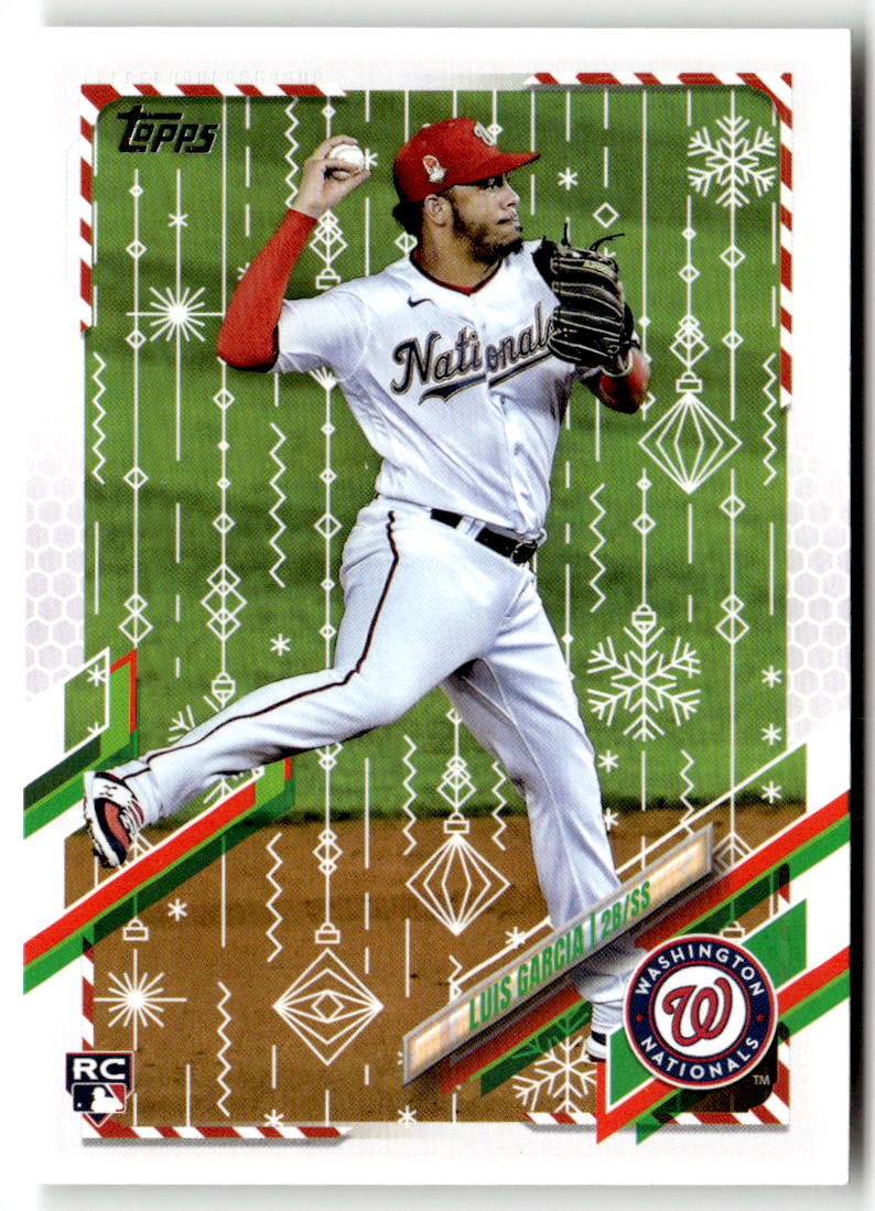 2021 Topps Holiday Mega Box Luis Garcia #HW216 (RC) front