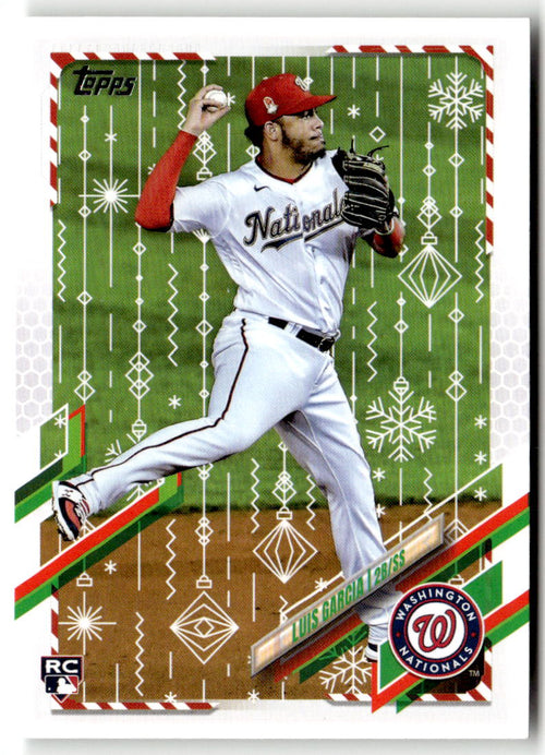 2021 Topps Holiday Mega Box Luis Garcia #HW216 (RC) front