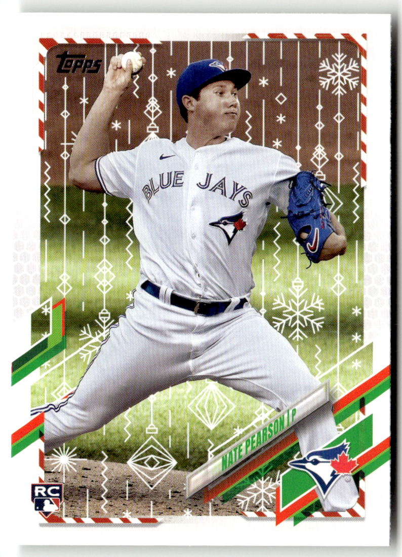 2021 Topps Holiday Mega Box Nate Pearson #HW219 (RC) front