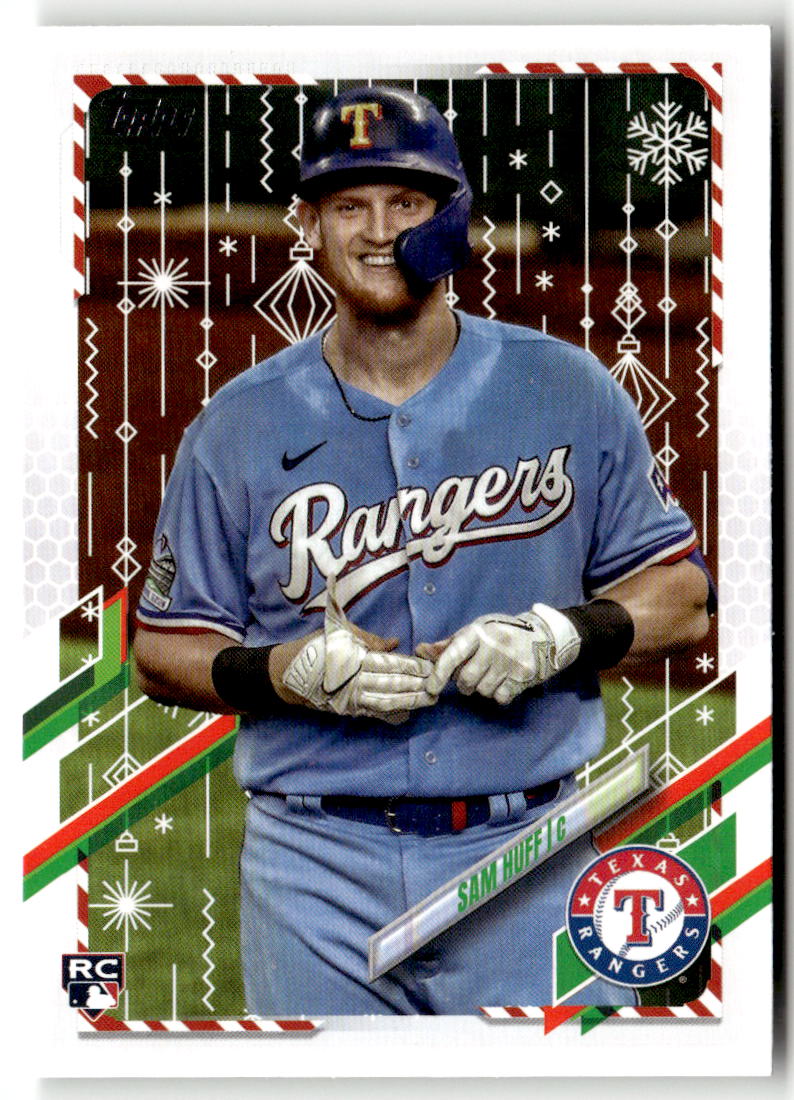 2021 Topps Holiday Mega Box Sam Huff #HW53 (RC) front