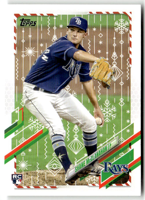 2021 Topps Holiday Mega Box Shane McClanahan #HW165 (RC) front