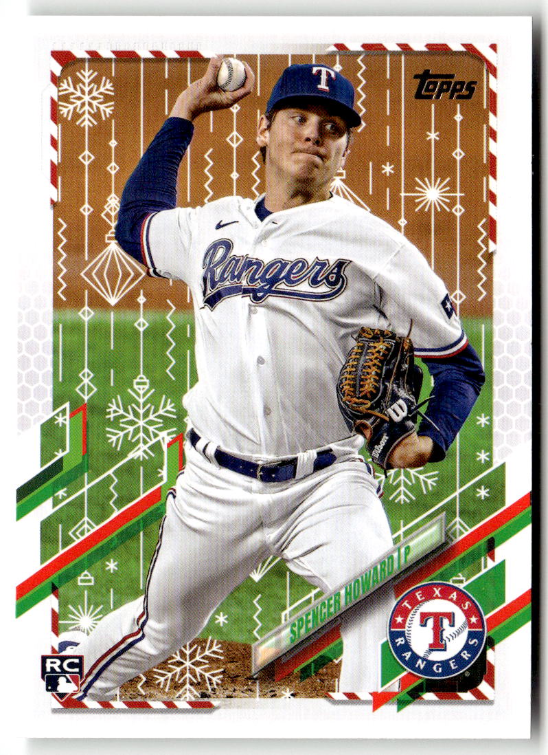 2021 Topps Holiday Mega Box Spencer Howard #HW159 (RC) front