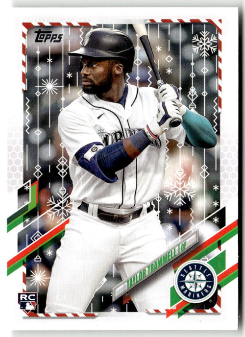 2021 Topps Holiday Mega Box Taylor Trammell #HW154 (RC) front