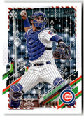 2021 Topps Holiday Mega Box Willson Contreras #HW188 (RC) front