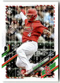 2021 Topps Holiday Mega Box Yadier Molina #HW31 front