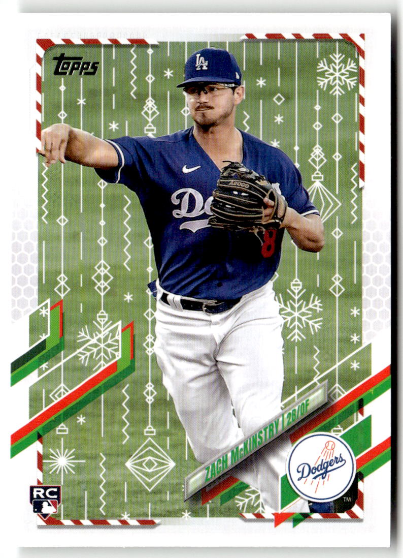 2021 Topps Holiday Mega Box Zach McKinstry #HW42 (RC) front