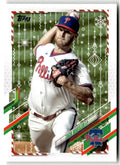 2021 Topps Holiday Mega Box Zack Wheeler #HW161 front