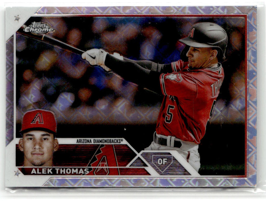2023 Topps Chrome Alek Thomas [Logofractor] #186 front