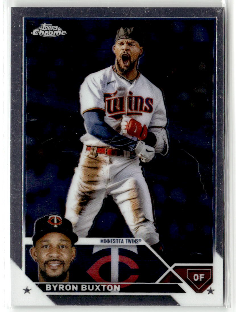 2023 Topps Chrome Byron Buxton #28 front
