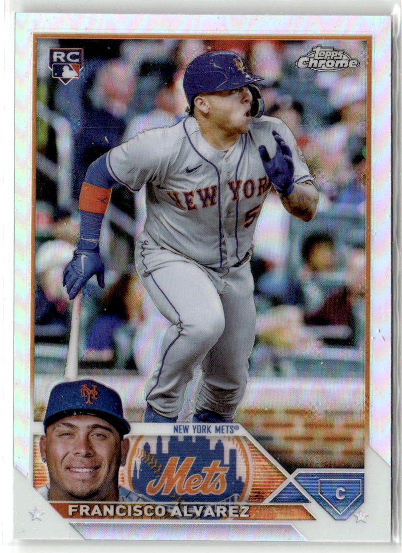 2023 Topps Chrome Francisco Alvarez #203 (RC) front
