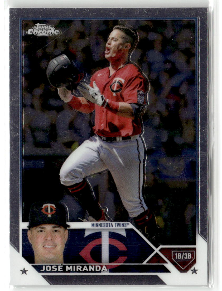 2023 Topps Chrome Jose Miranda #84 front
