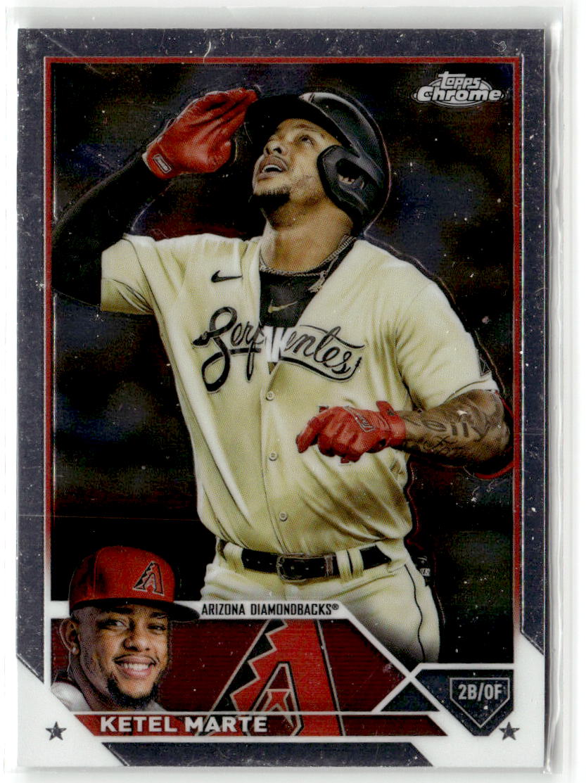 2023 Topps Chrome Ketel Marte #130 front