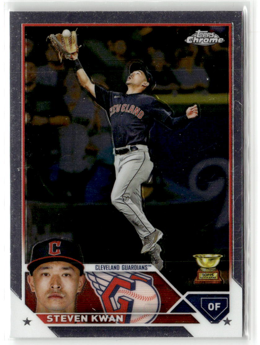 2023 Topps Chrome Steven Kwan #107 front