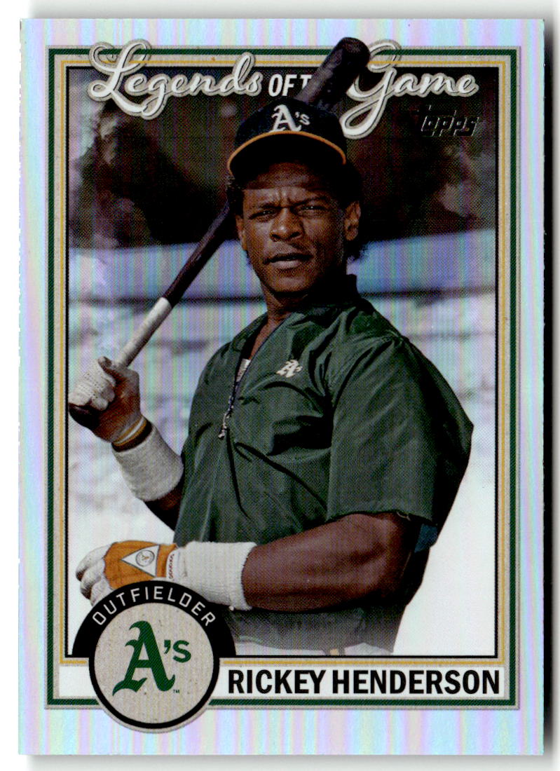2023 Topps Legends of the Game Rickey Henderson #LG-12 front