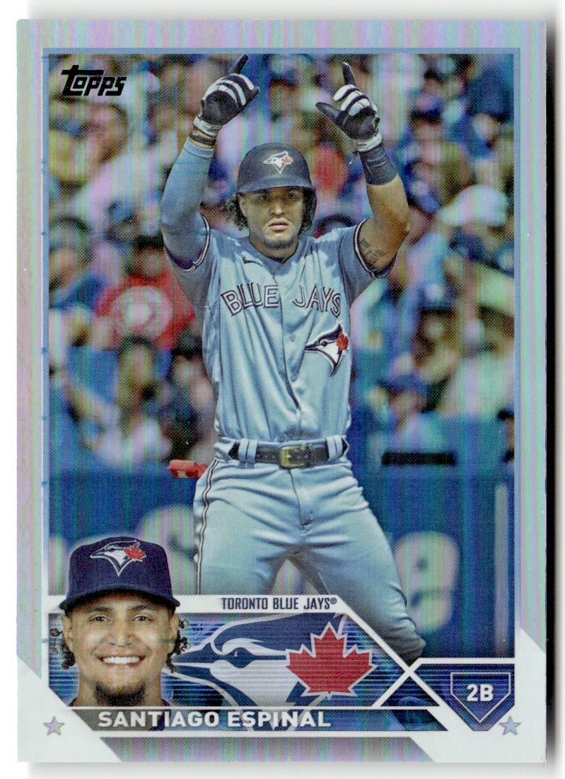 2023 Topps Santiago Espinal [Rainbow Foil] #324 front