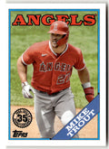 2023 Topps Silver Pack 1988 35th Anniversary Mike Trout #T88-45 front