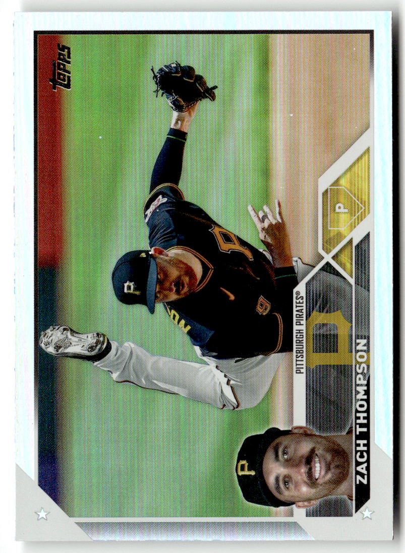 2023 Topps Zach Thompson [Rainbow Foil] #2 front