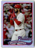 2024 Topps Chrome 1989 Bryce Harper #89CB-10 front