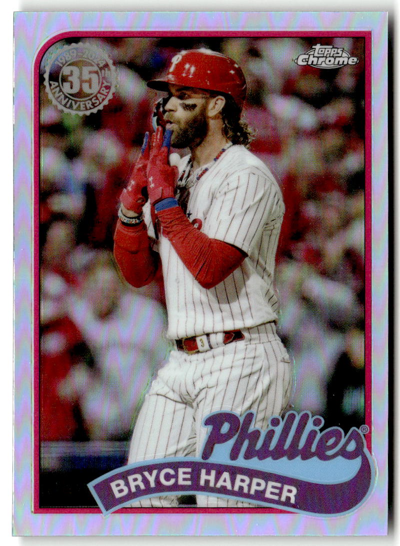 2024 Topps Chrome 1989 Bryce Harper #89CB-10 front