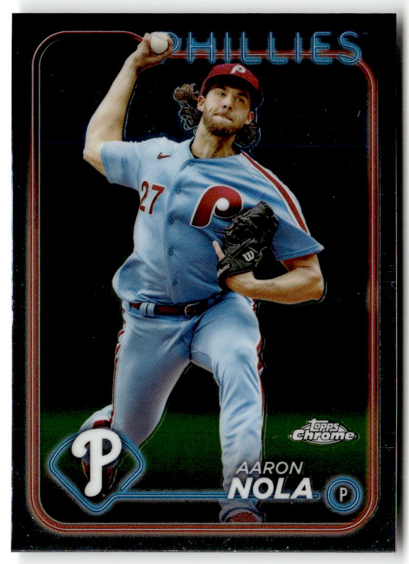 2024 Topps Chrome Aaron Nola #262 front