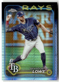 2024 Topps Chrome Brandon Lowe [Purple Refractor] #286 front