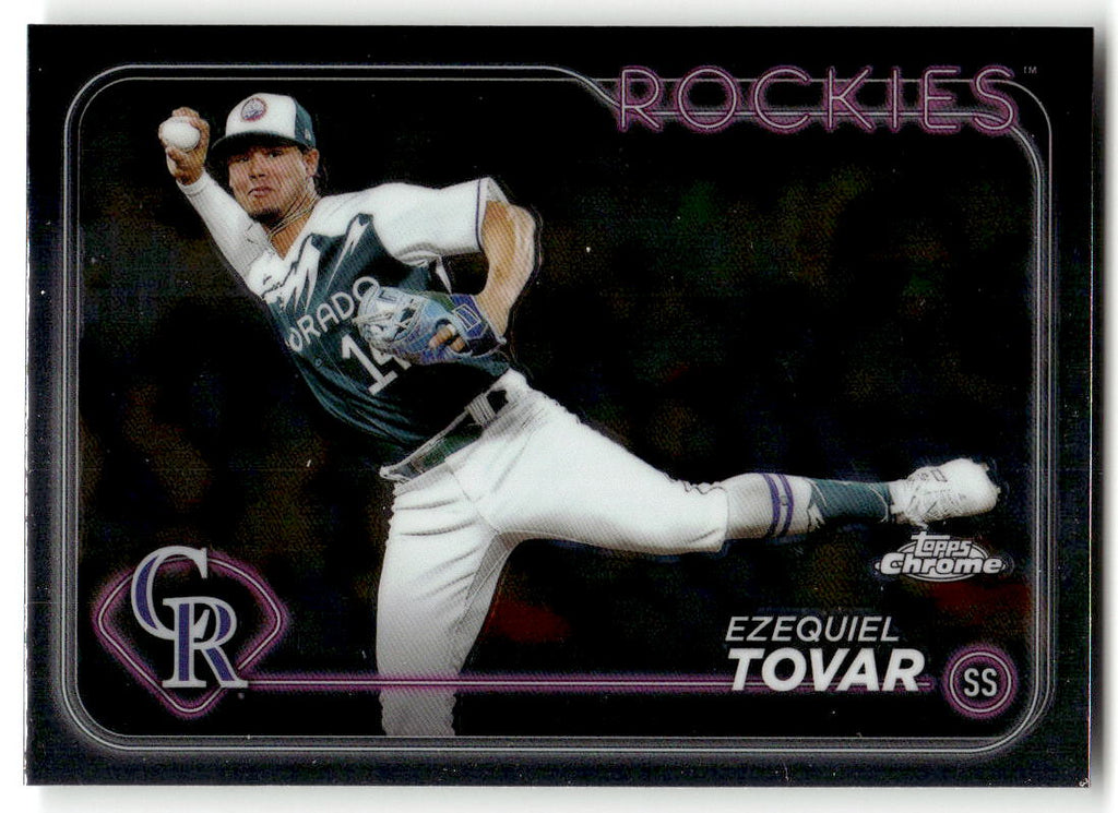 2024 Topps Chrome Ezequiel Tovar #105 (RC) front