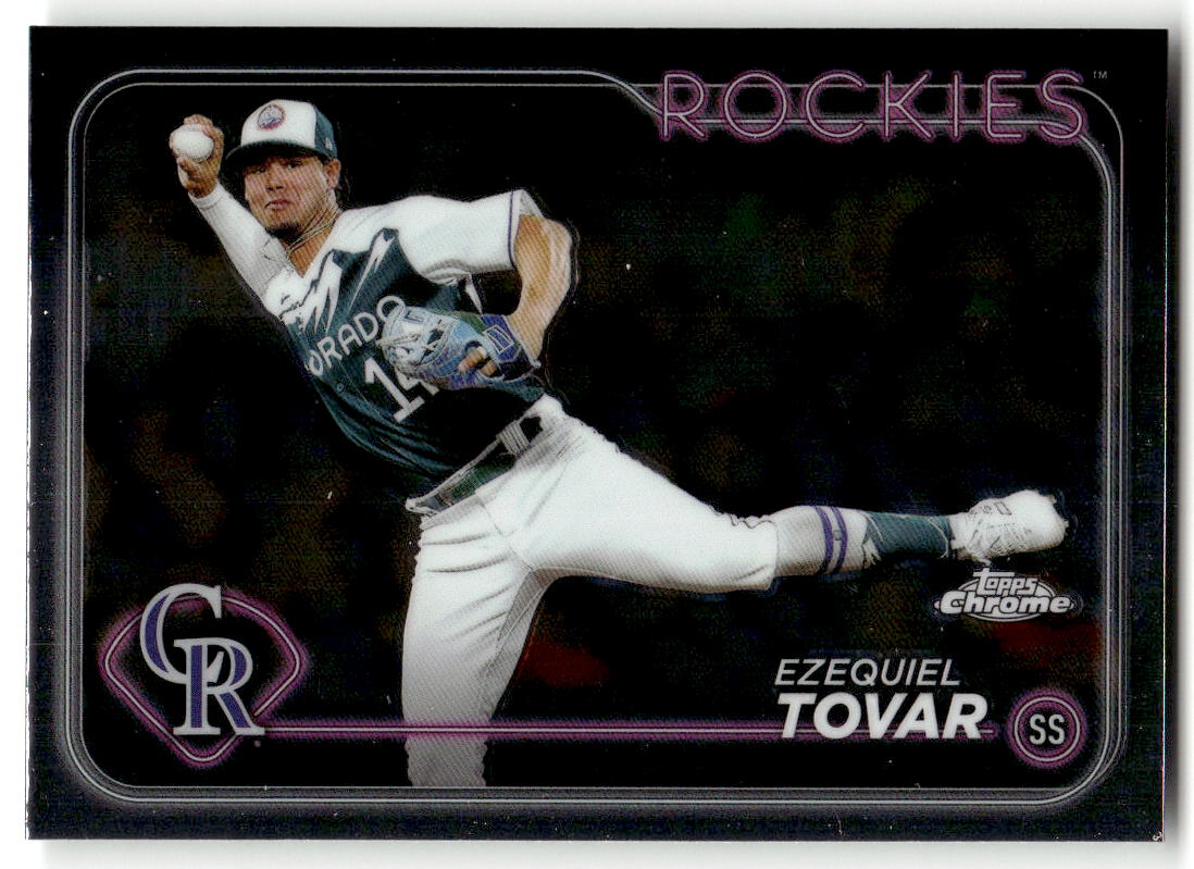 2024 Topps Chrome Ezequiel Tovar #105 (RC) front
