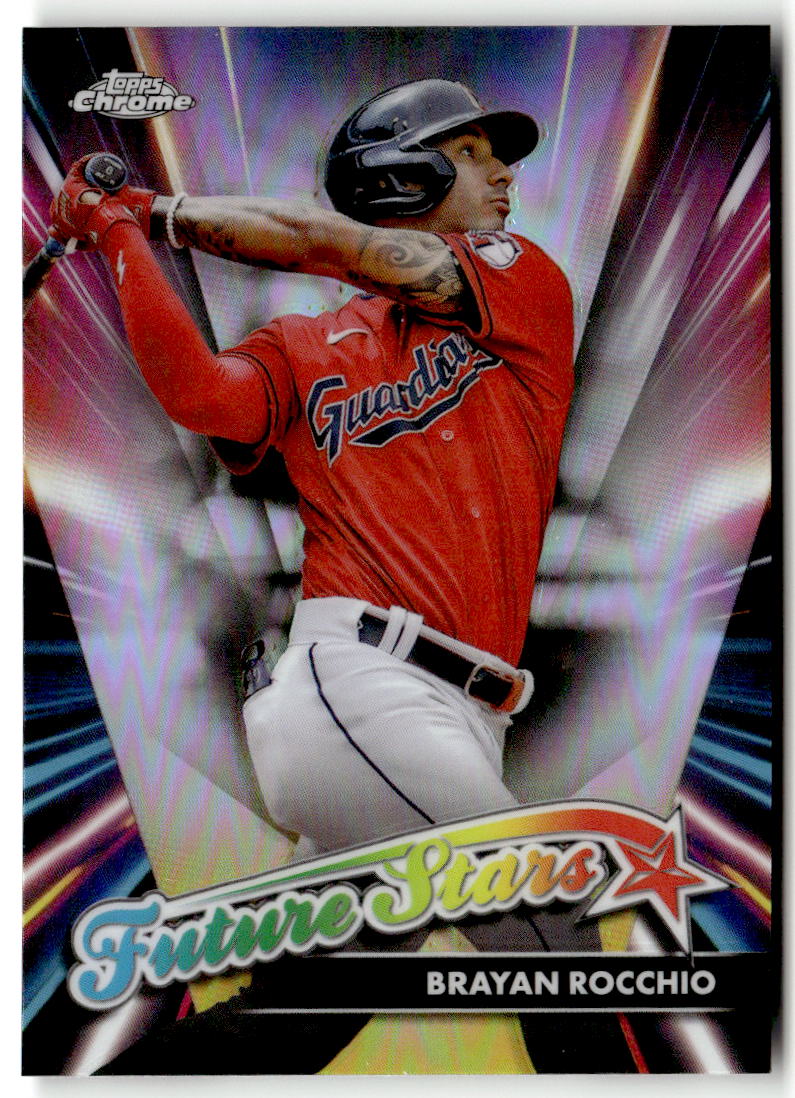 2024 Topps Chrome Future Stars Brayan Rocchio #FS-20 front