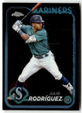 2024 Topps Chrome Julio Rodriguez #300 (RC) front