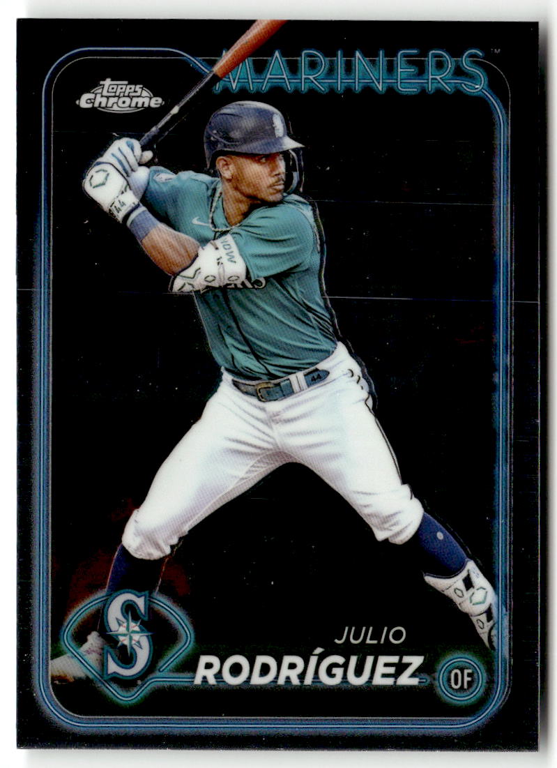 2024 Topps Chrome Julio Rodriguez #300 (RC) front