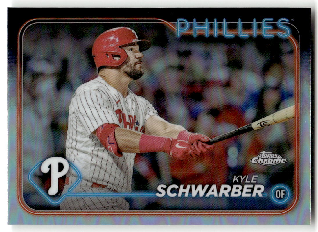 2024 Topps Chrome Kyle Schwarber #71 front