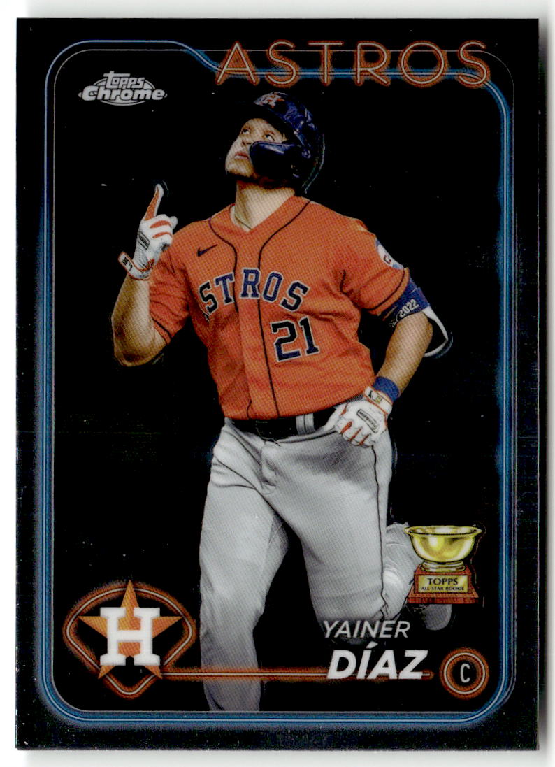 2024 Topps Chrome Yainer Diaz #203 (RC) front