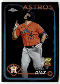 2024 Topps Chrome Yainer Diaz #203 (RC) front